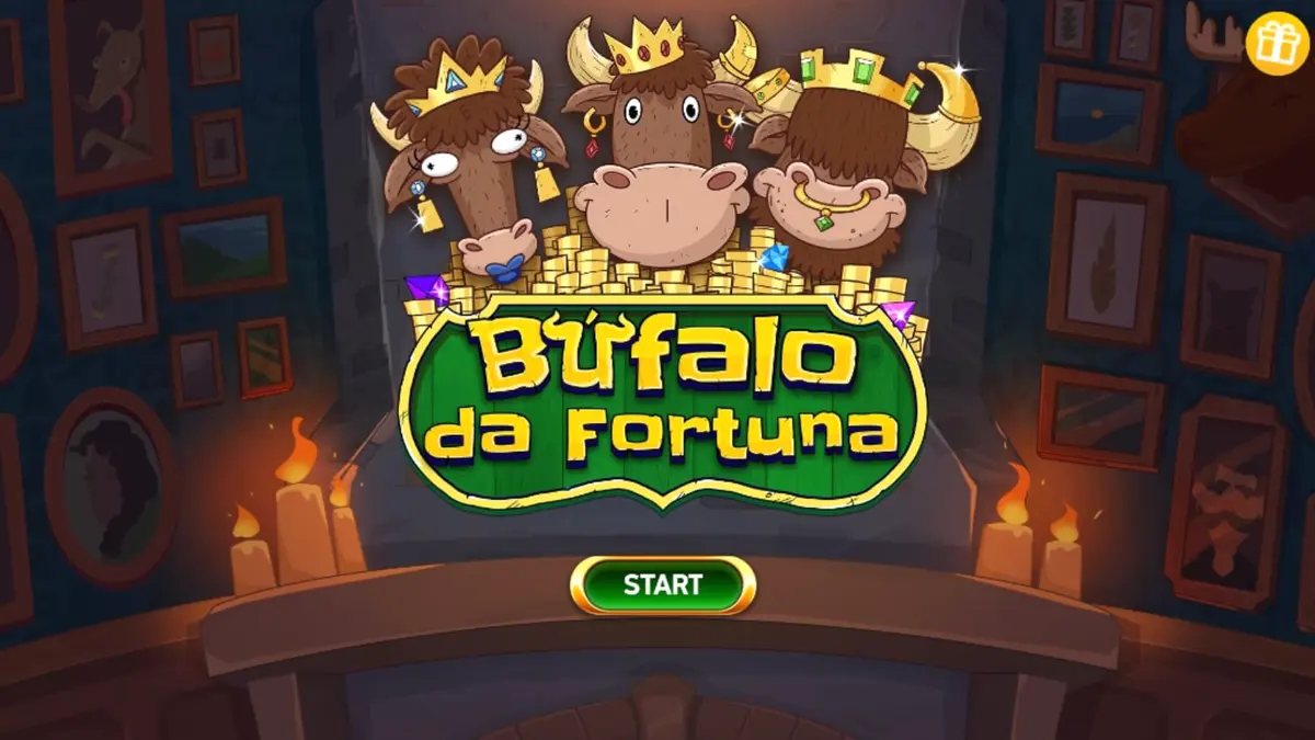 Buffalo da Fortuna slot machine interface featuring golden buffalo theme